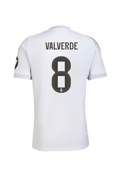 Real Madrid Federico Valverde #8 Jalkapallovaatteet Kotipaita 2025-26 Lyhythihainen Real Madrid Federico Valverde #8 Jalkapallovaatteet Kotipaita 2025-26 Lyhythihainen